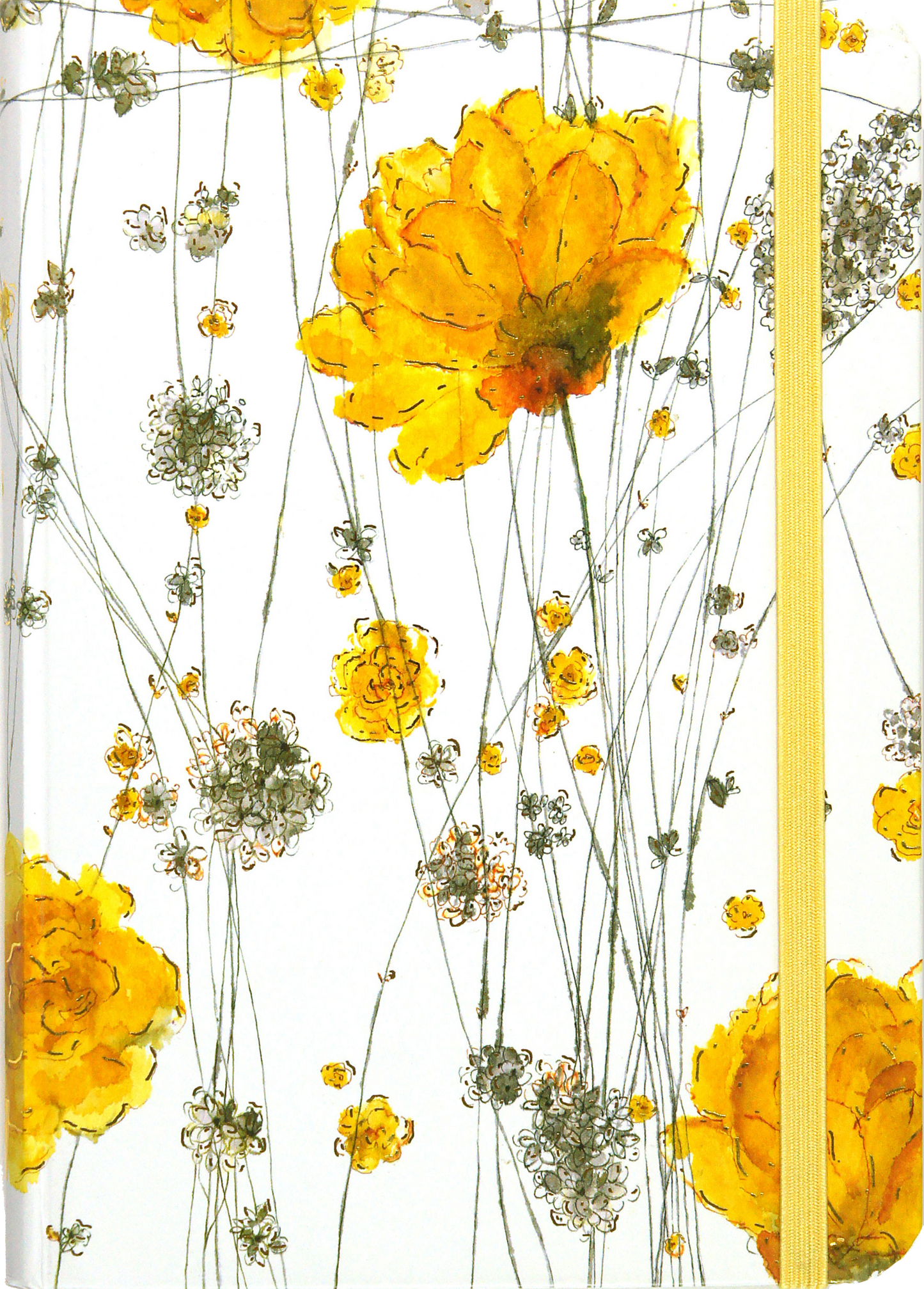 Yellow Flowers 5 x 7 Journal