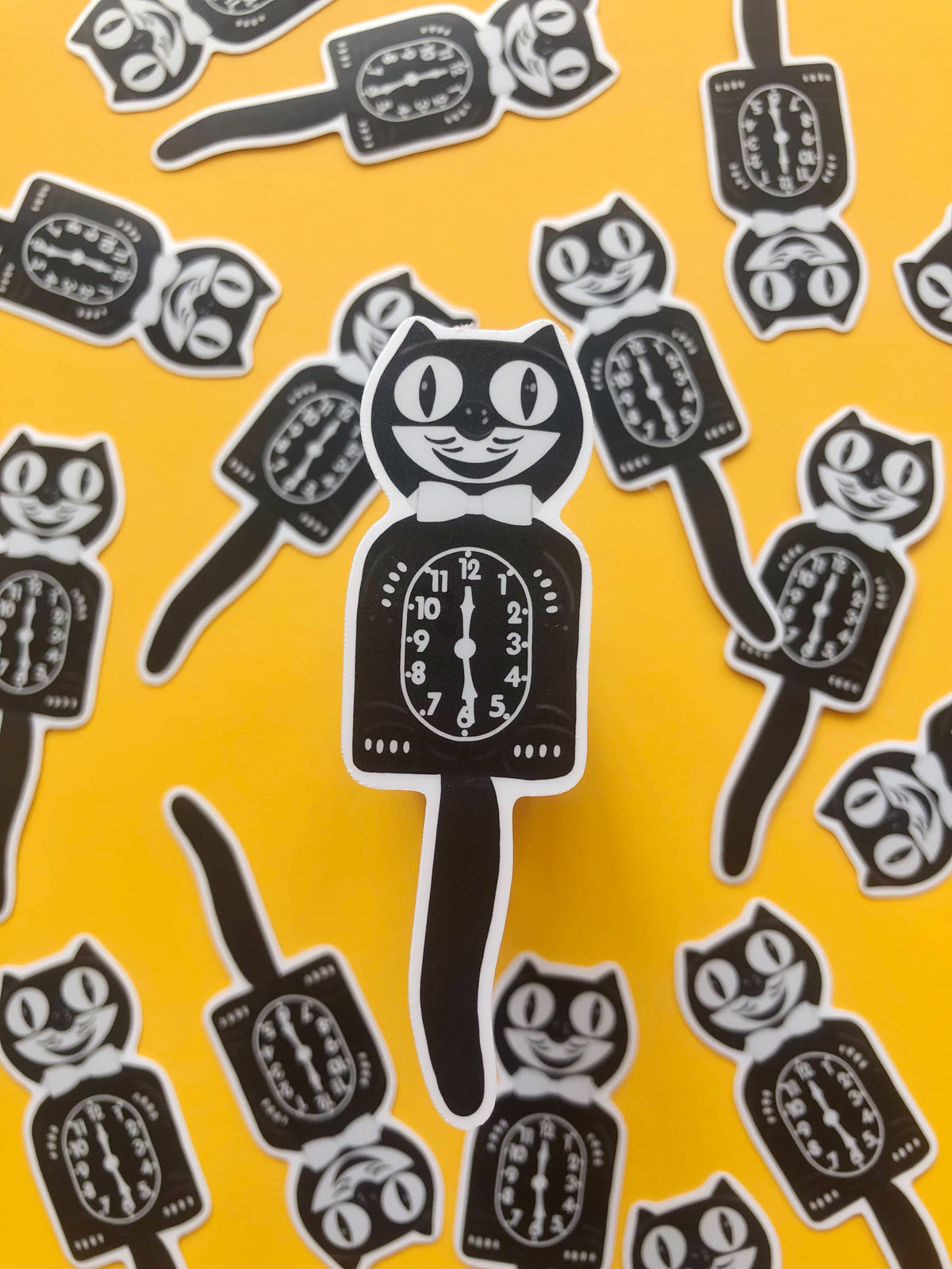 Kit Kat Clock Waterproof Sticker