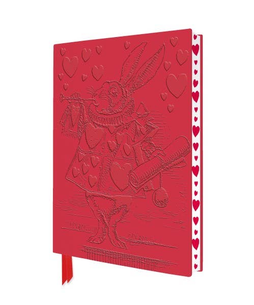 Artisan Art Notebook: Alice In Wonderland White Rabbit Journal, Artist - Lewis Carroll