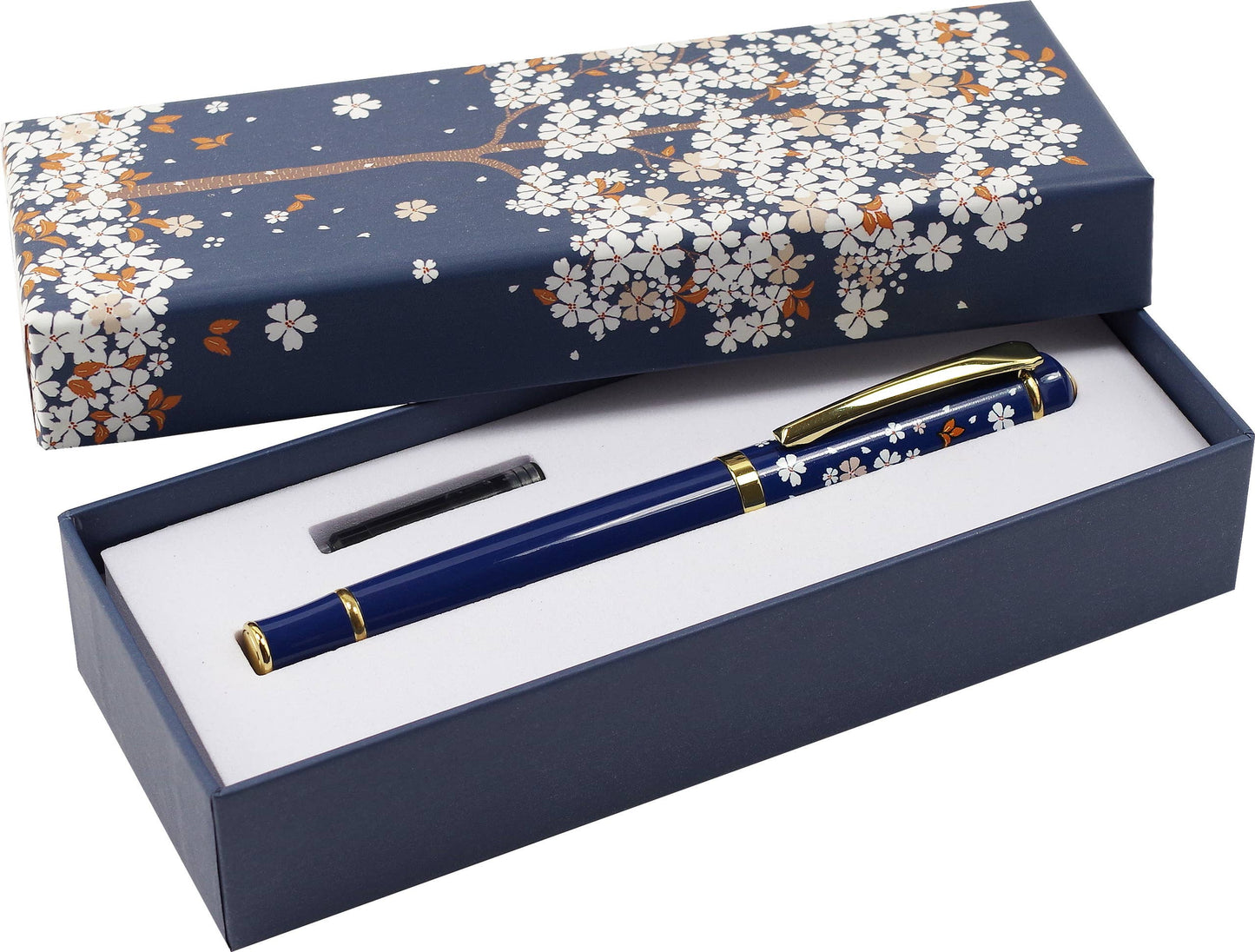 Falling Blossoms Fountain Pen with Gift Box