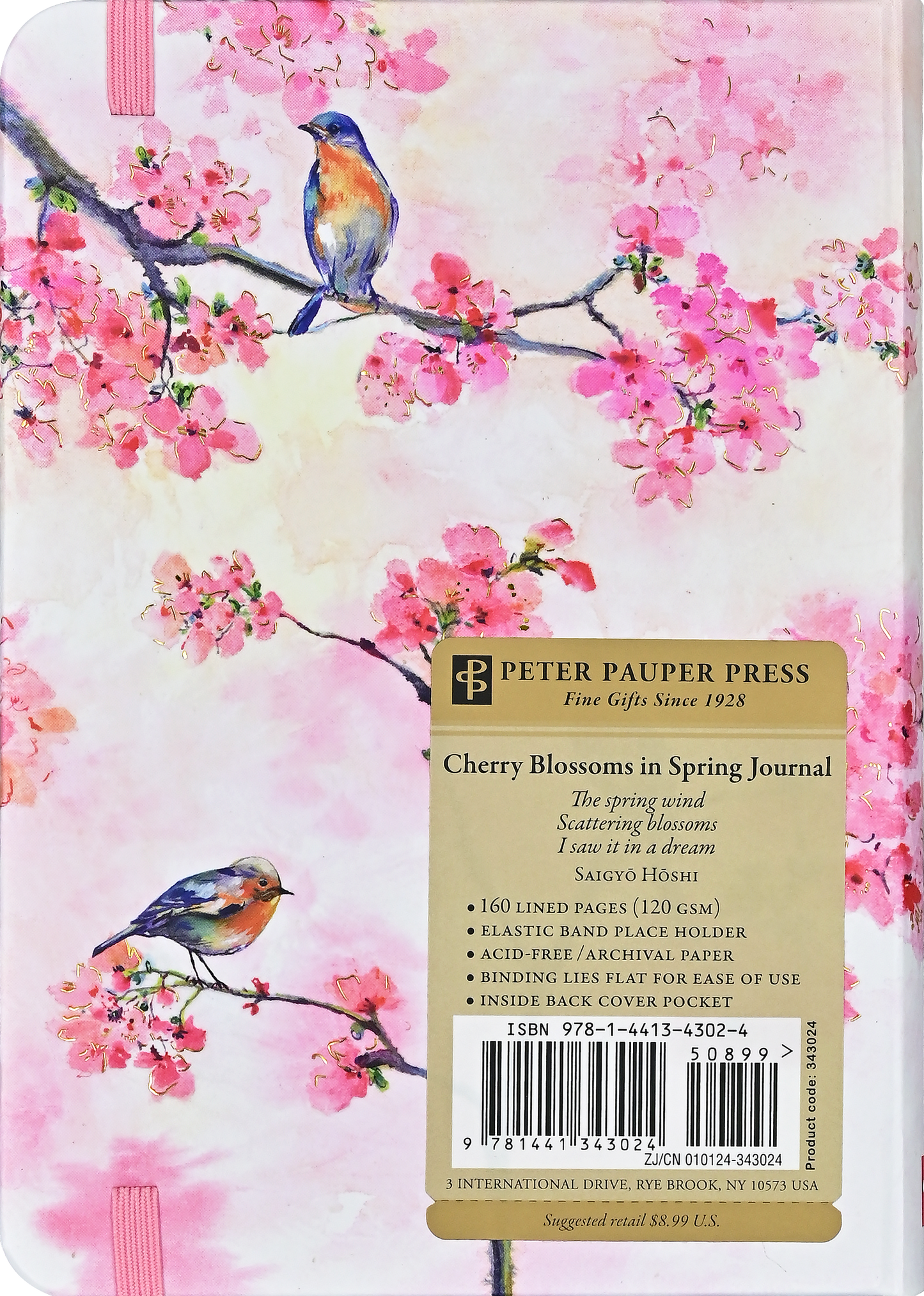 Peter Pauper Press - Cherry Blossoms in Spring Journal