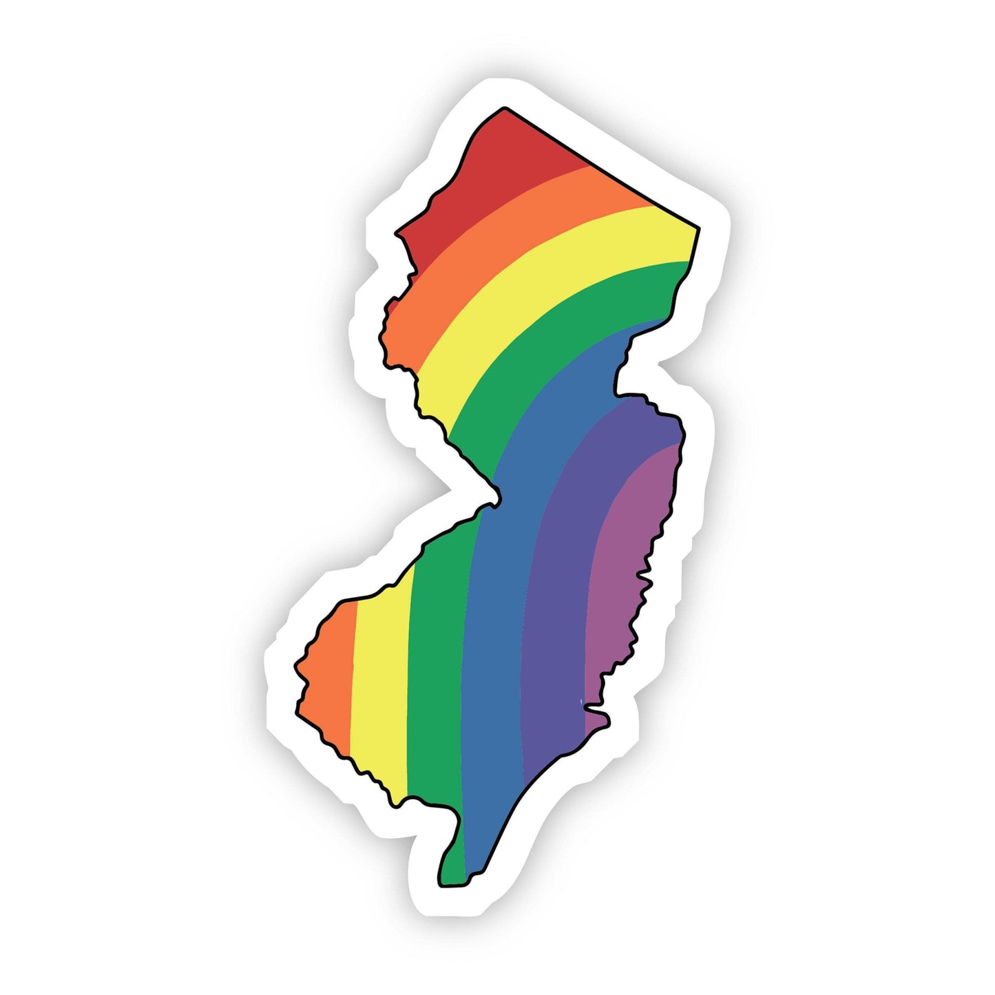 Rainbow Pride State Stickers (other states offered)