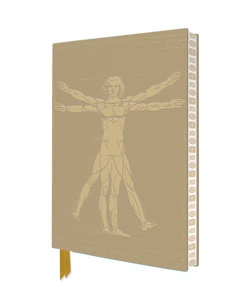 Artisan Art Notebook: Vitruvian Man 6 x 8 1/4" Journal - Artist: Da Vinci