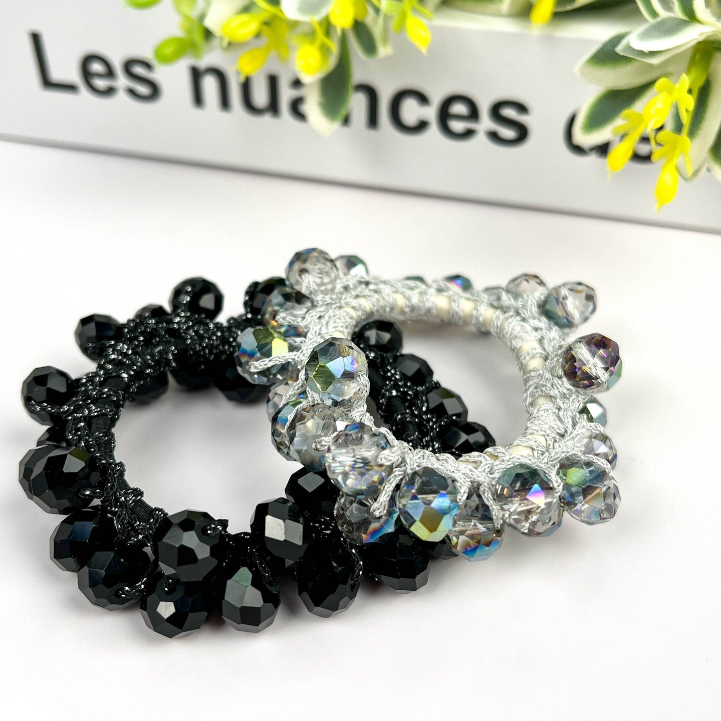 Elegant Crystal Hair Tie
