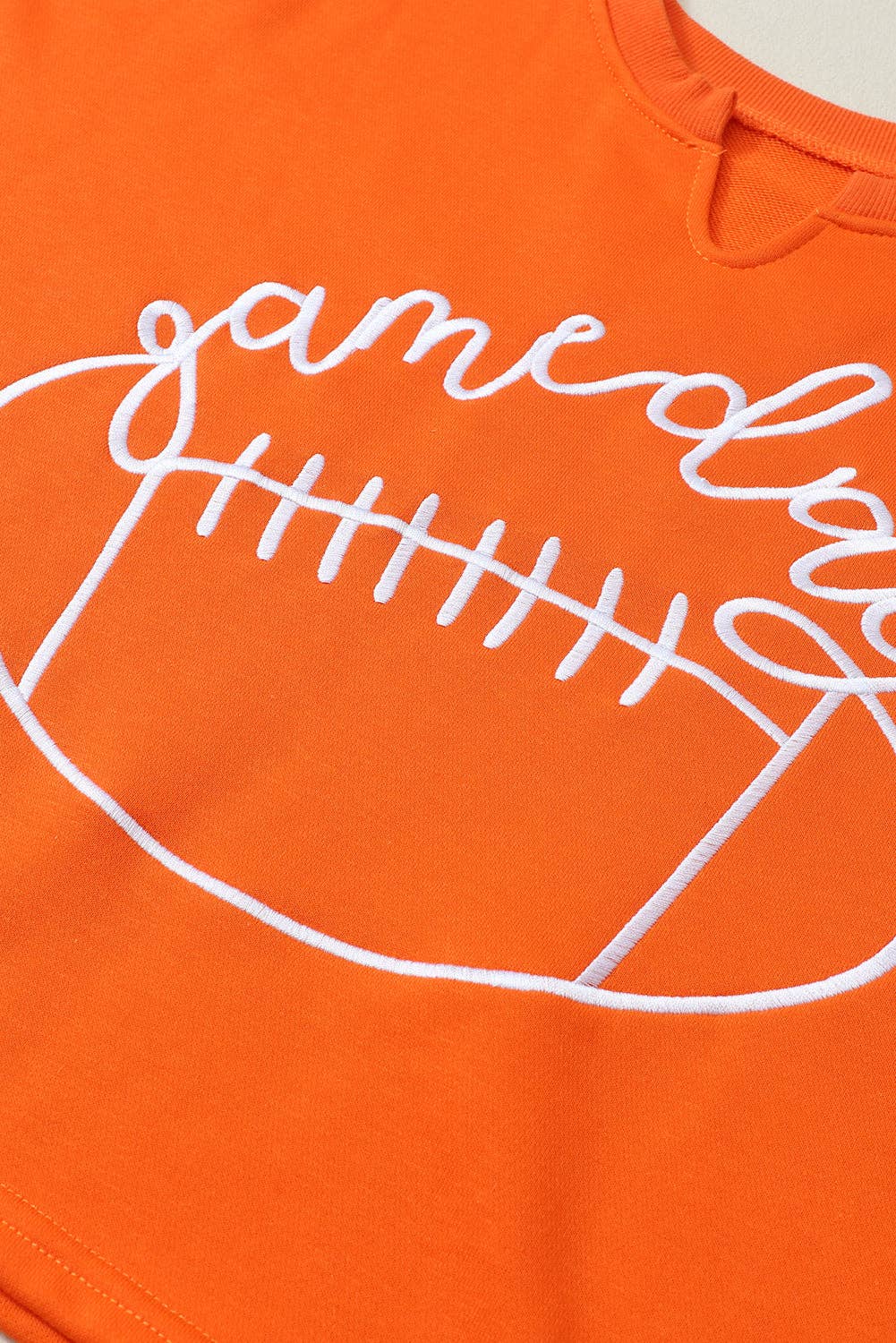 Game Day Slit Neck Sweatshirt
