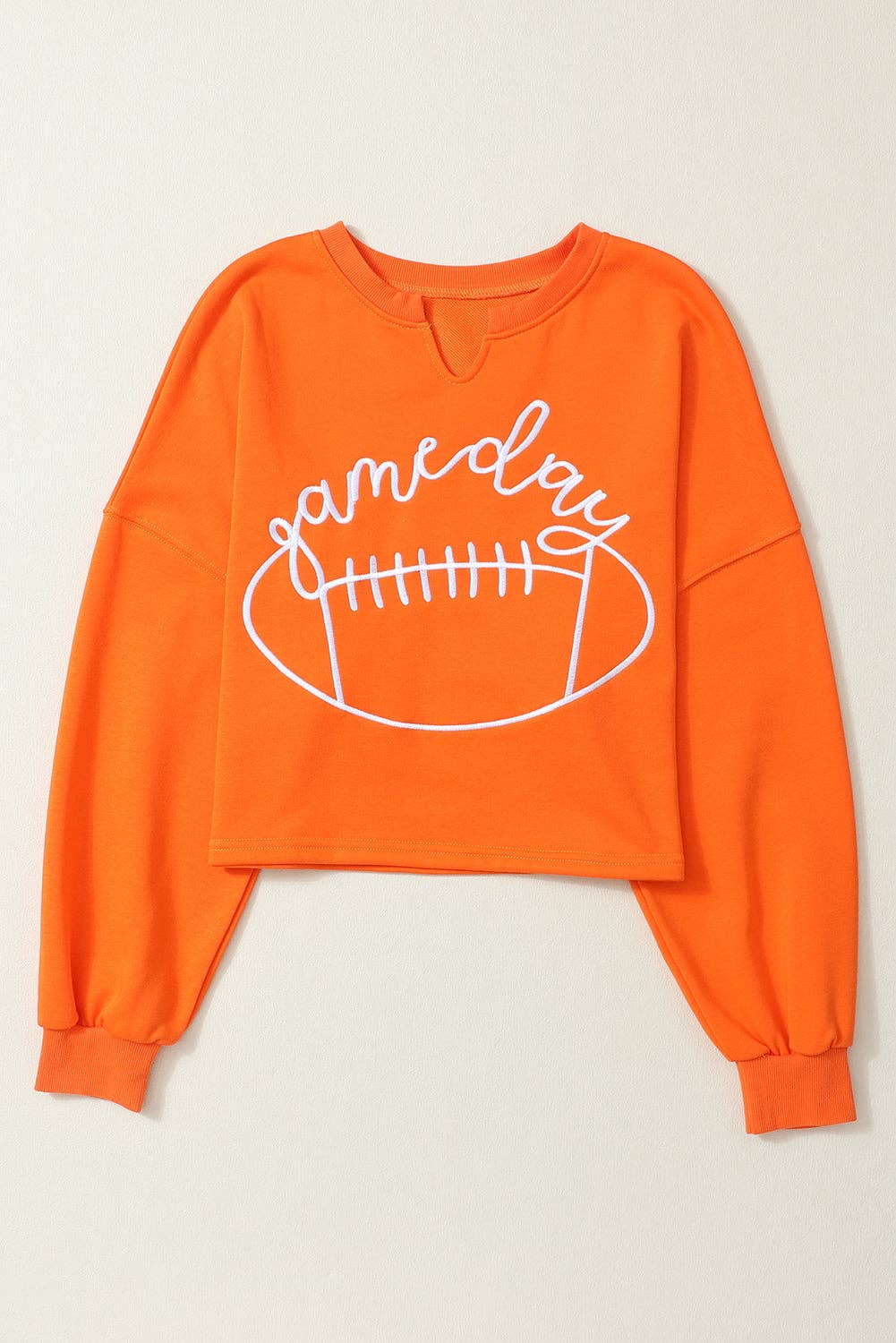 Game Day Slit Neck Sweatshirt
