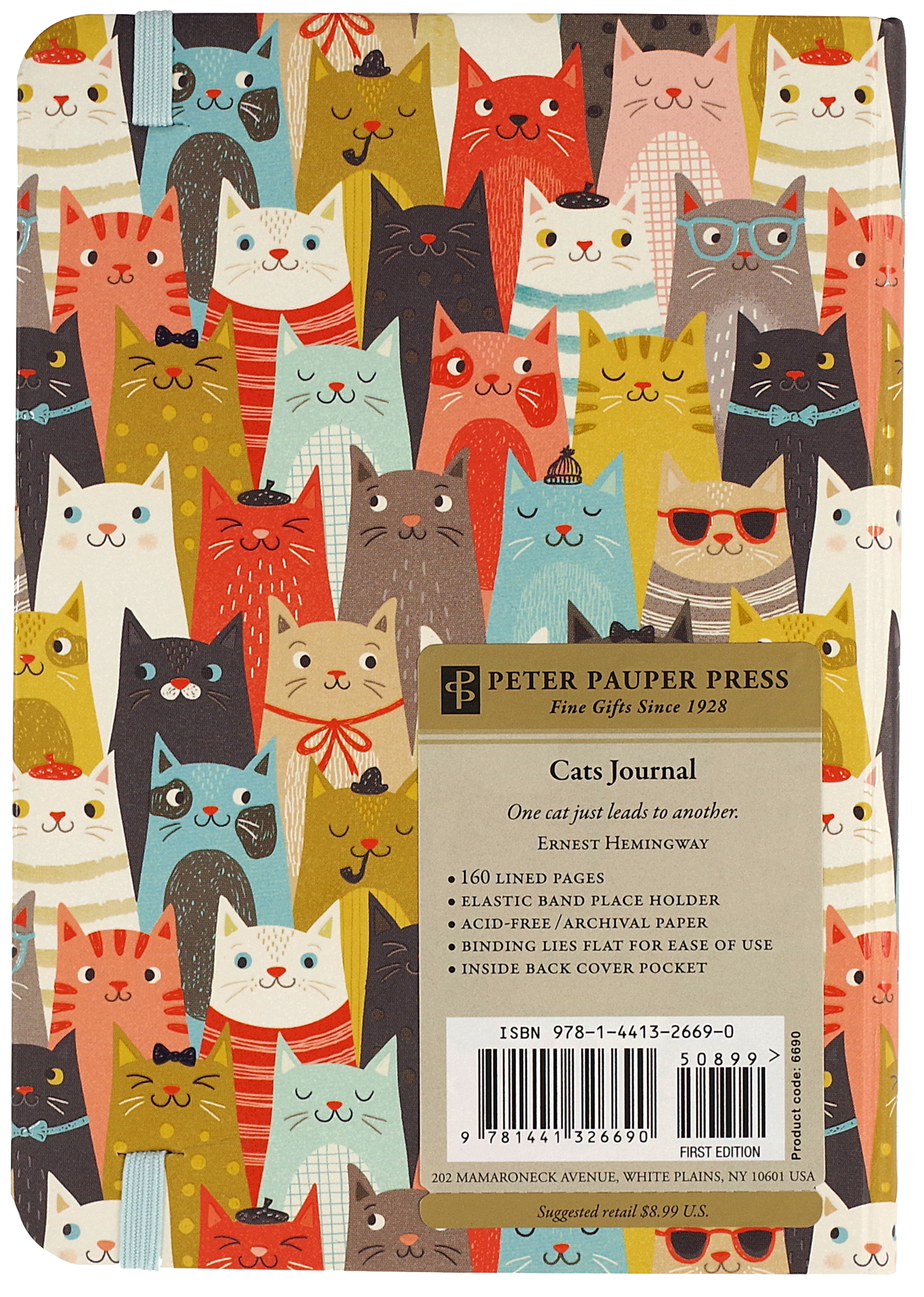 Delightful Cats 5 x 7 Journal