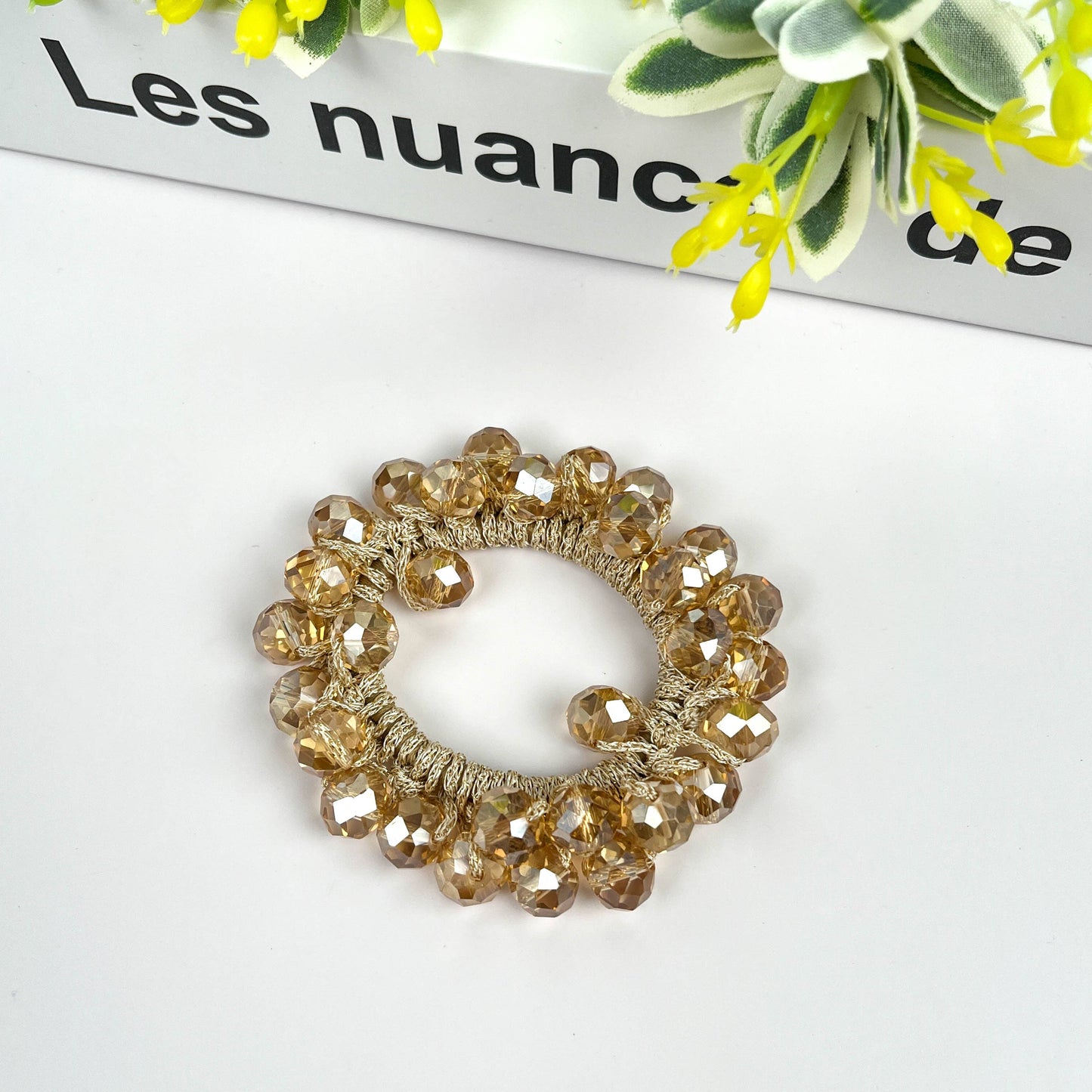 Elegant Crystal Hair Tie