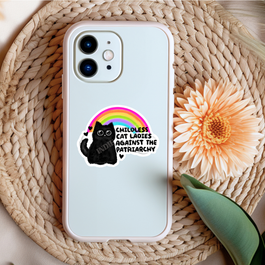 Childless Cat Ladies Against The Patriarchy Sticker