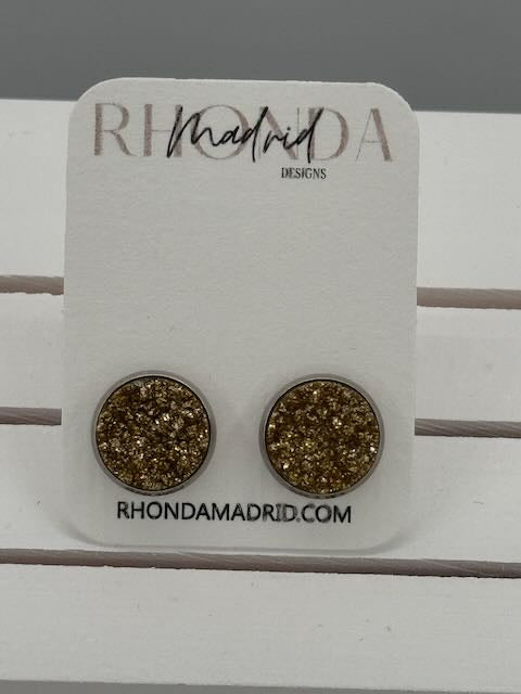 Golden Aura and Moonlight Studs
