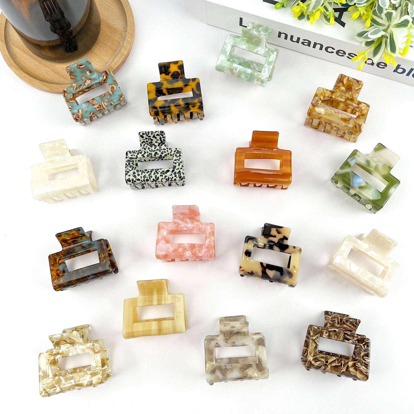 Lustrous Hair Clips