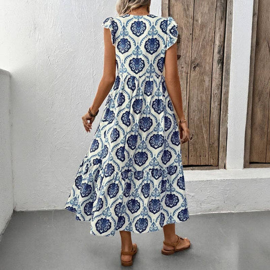 Floral Print Maxi Dress