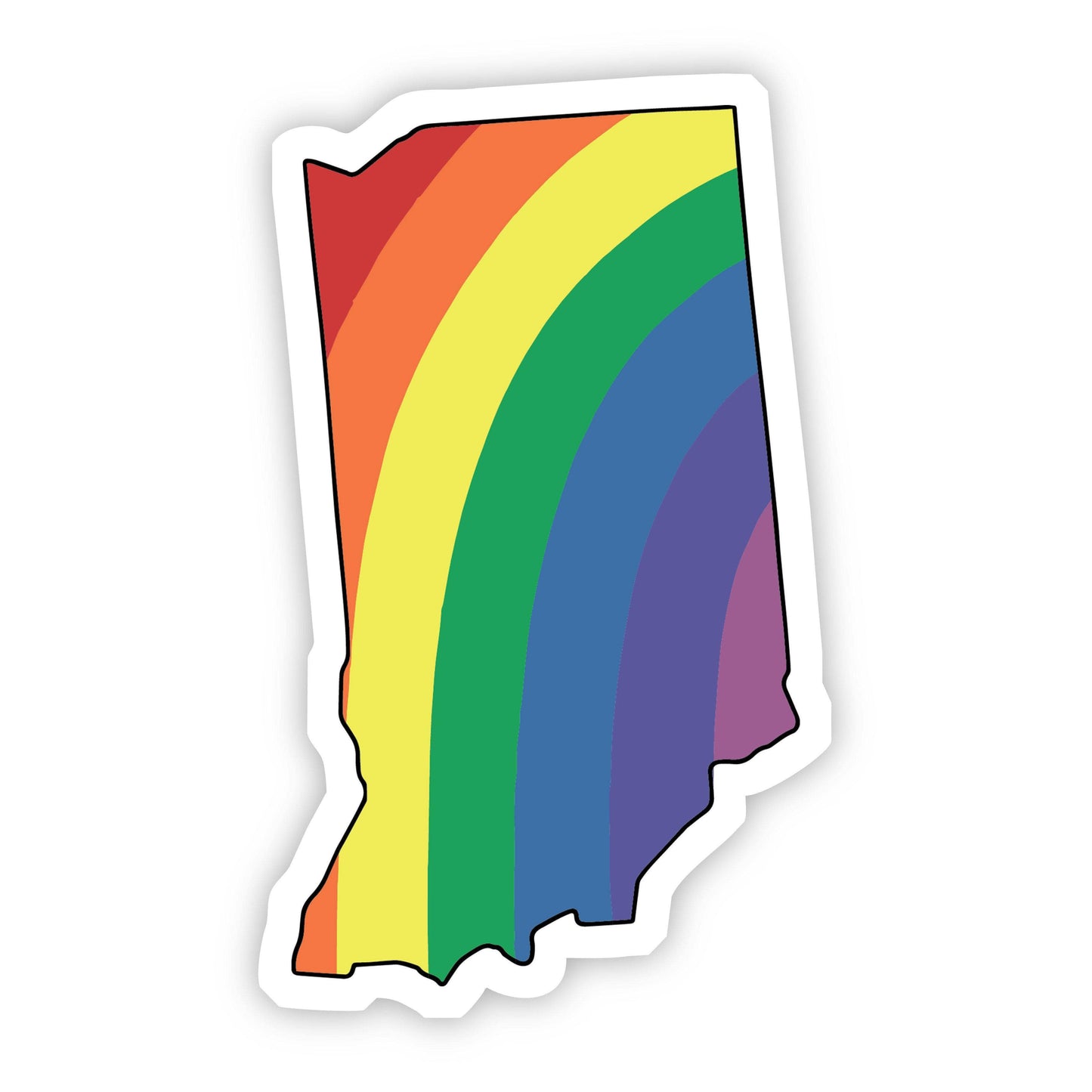Rainbow Pride State Stickers (other states offered)