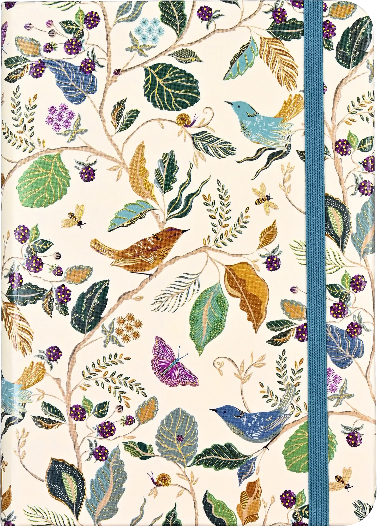 Birds and Berries 5 x 7 Journal