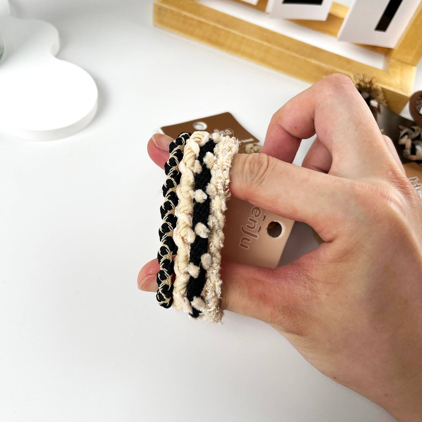 Braided Elastic Hair Ties