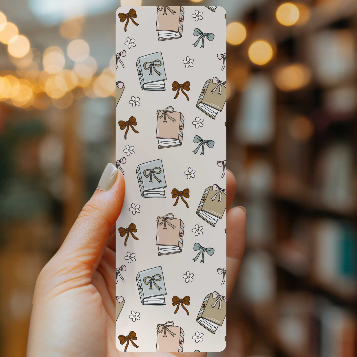 Monochrome Coquette Bookmark