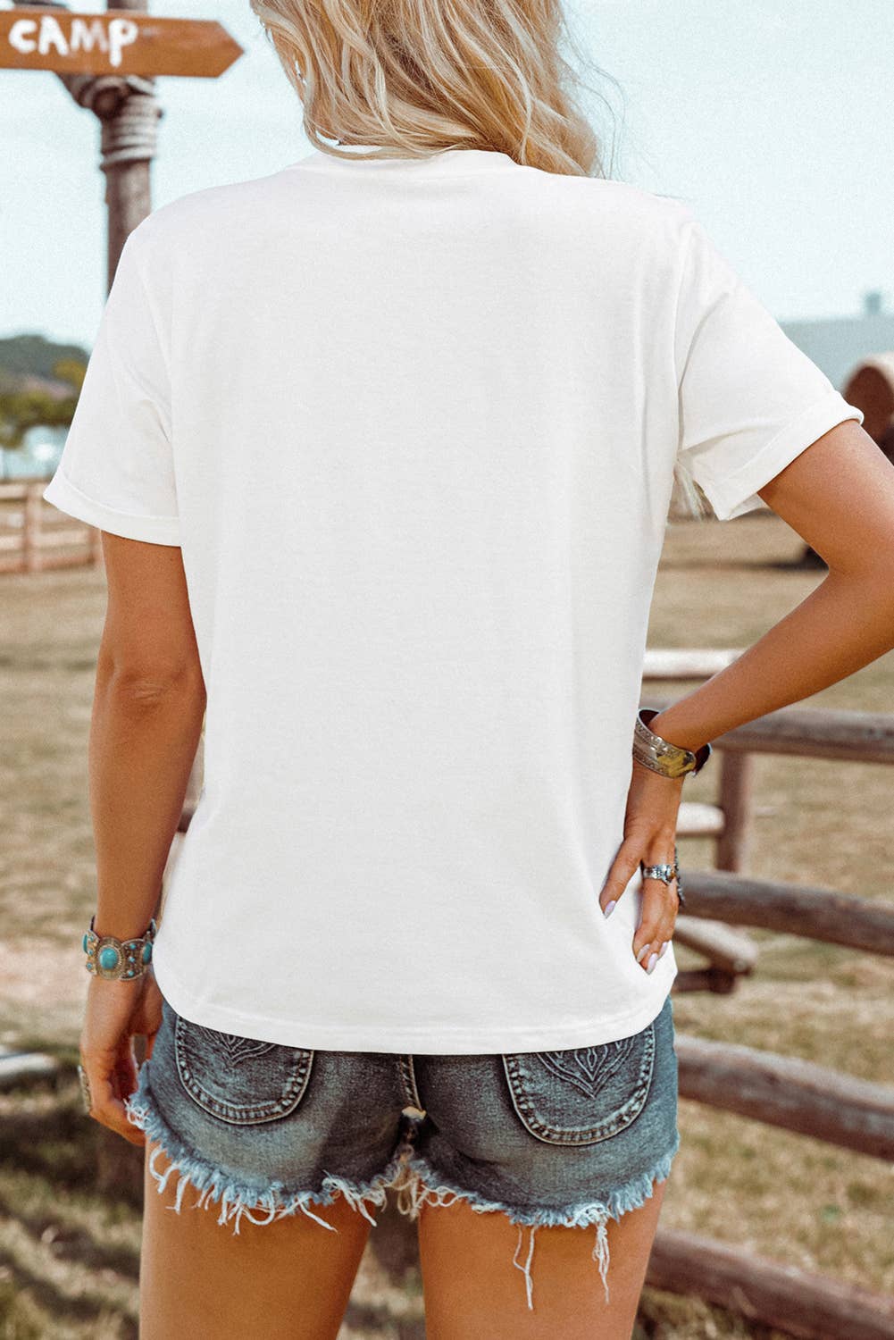 Casual Crew Neck Tee