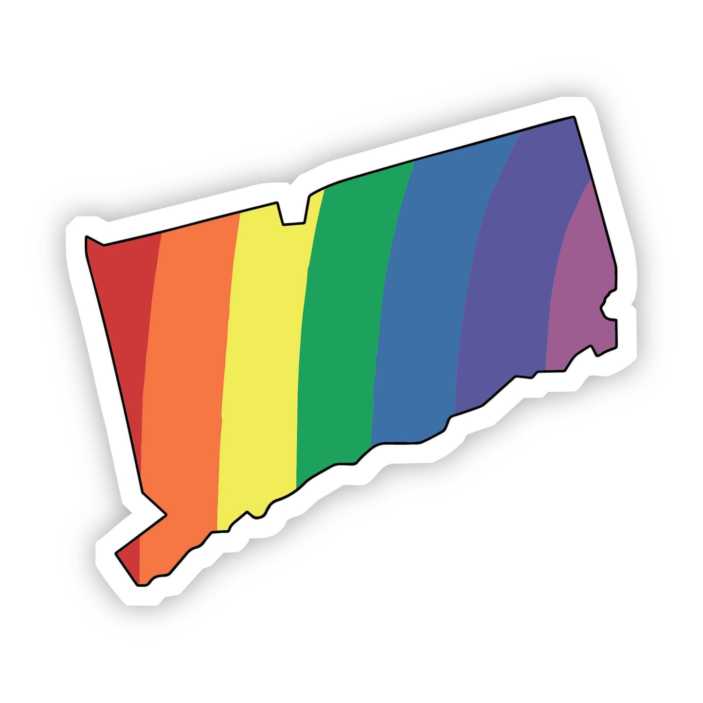 Rainbow Pride State Stickers (other states offered)