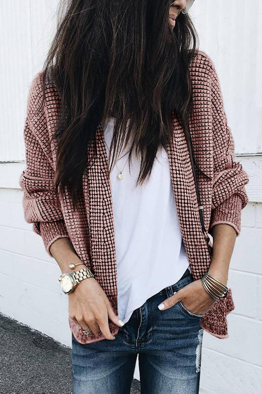 Contrast Cozy Cardigan