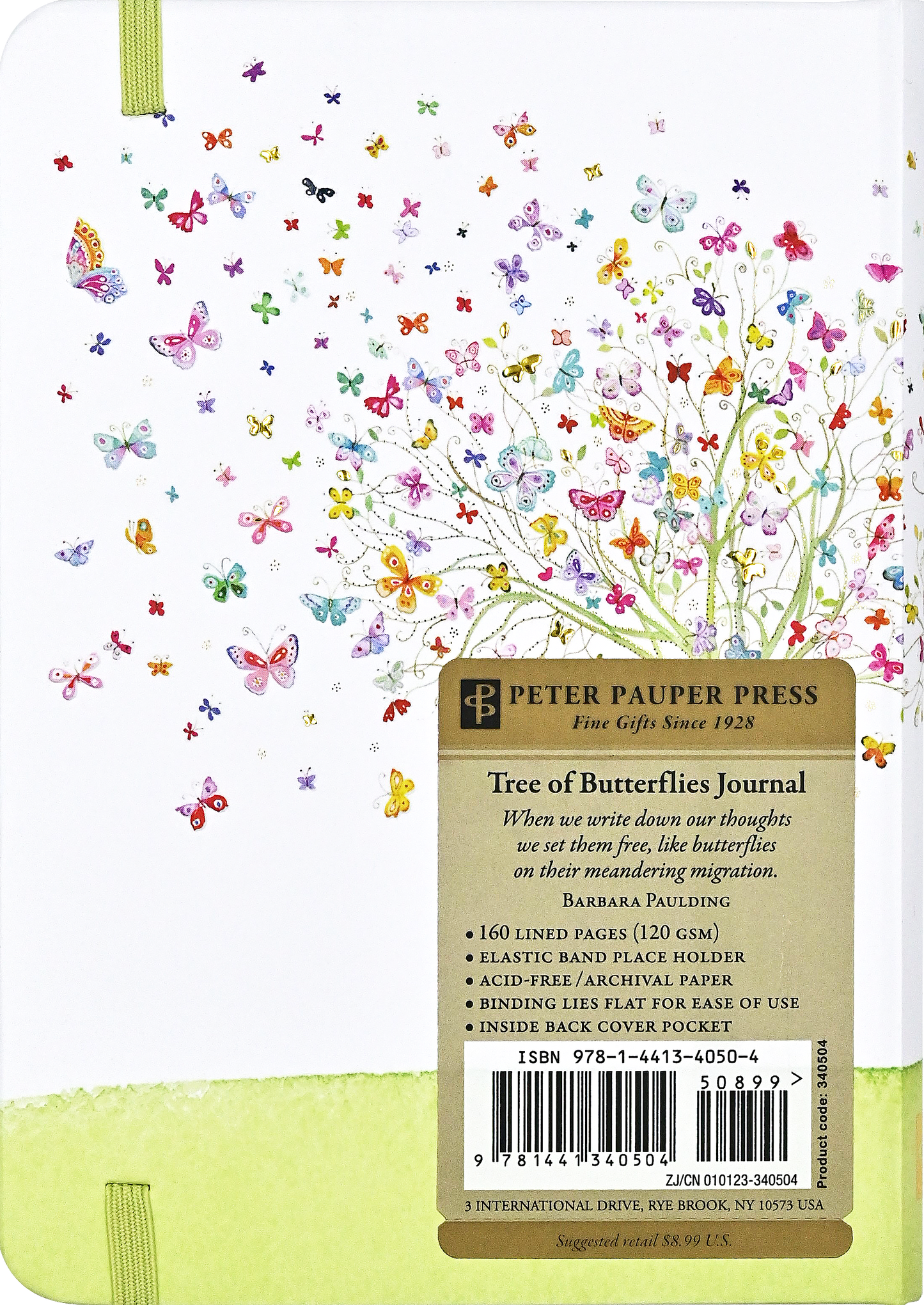 Peter Pauper Press - Tree of Butterflies Journal