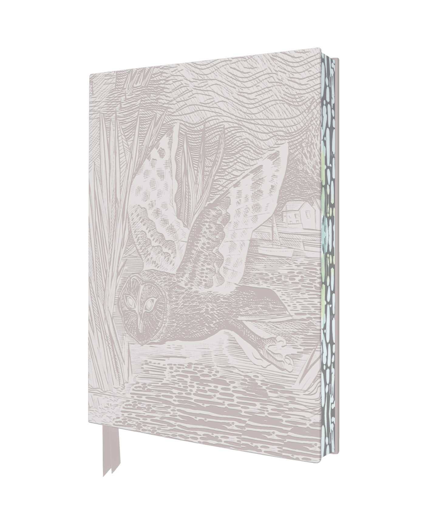 Artisan Art Angela Harding: Marsh Owl 6 x 8 1/4" Journal
