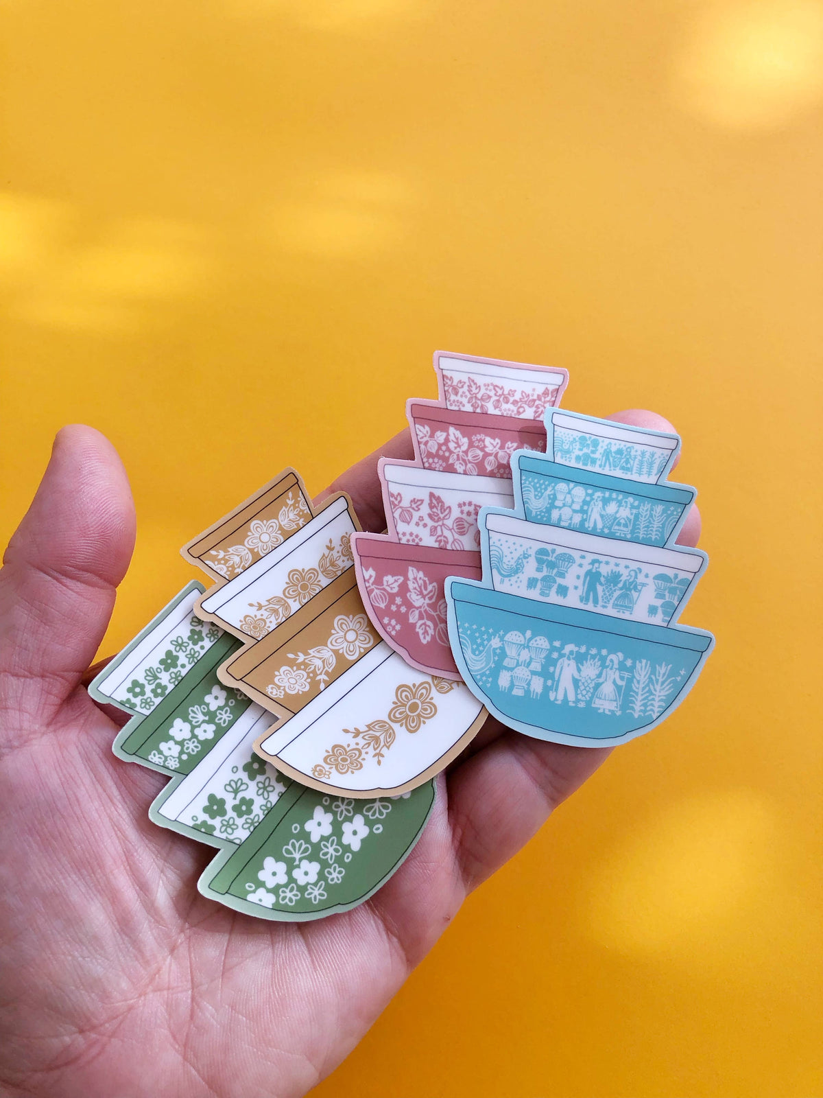 Pyrex Bowl Stickers