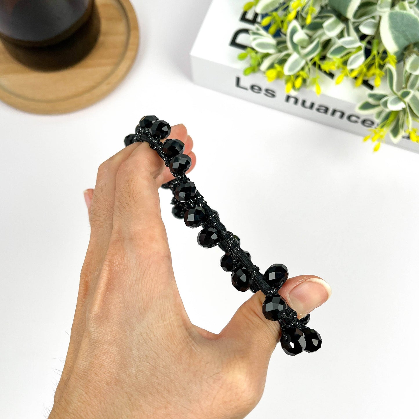 Elegant Crystal Hair Tie