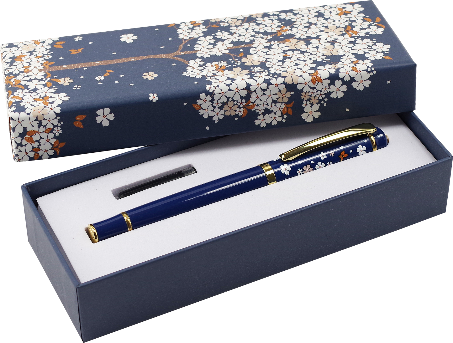 Falling Blossoms Fountain Pen with Gift Box