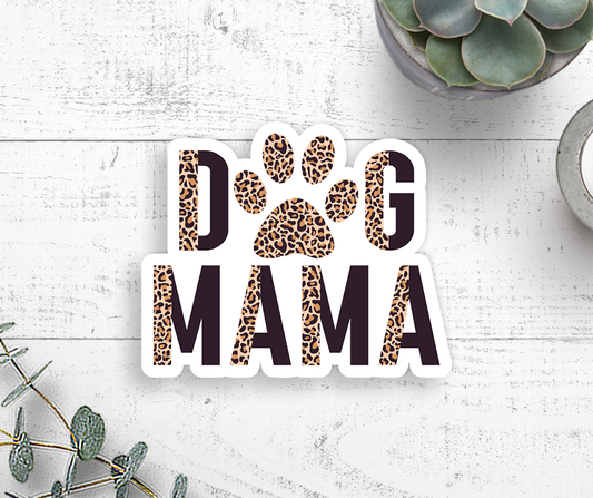 Dog Mama Vinyl Sticker