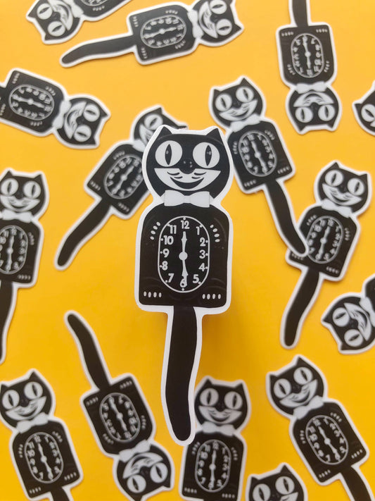 Kit Kat Clock Waterproof Sticker
