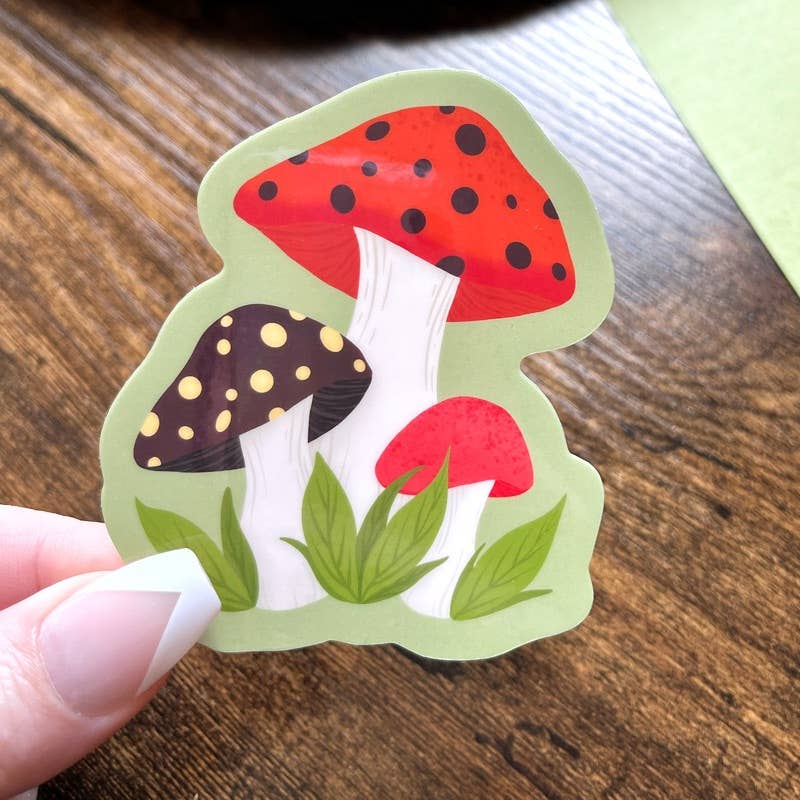 Vintage Mushroom  Sticker