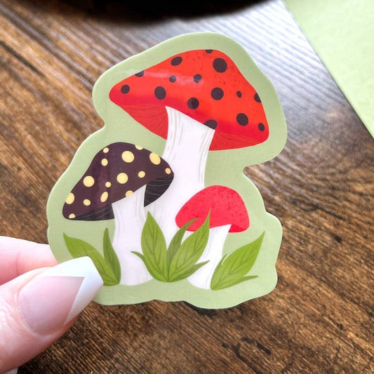 Vintage Mushroom  Sticker