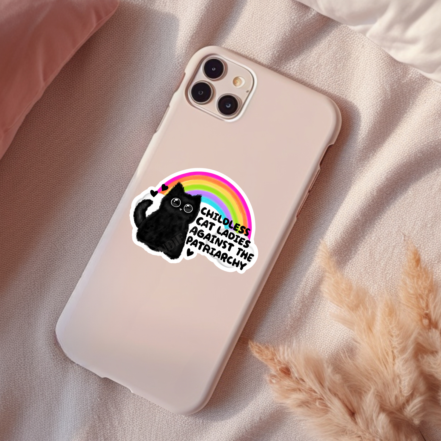Childless Cat Ladies Against The Patriarchy Sticker 