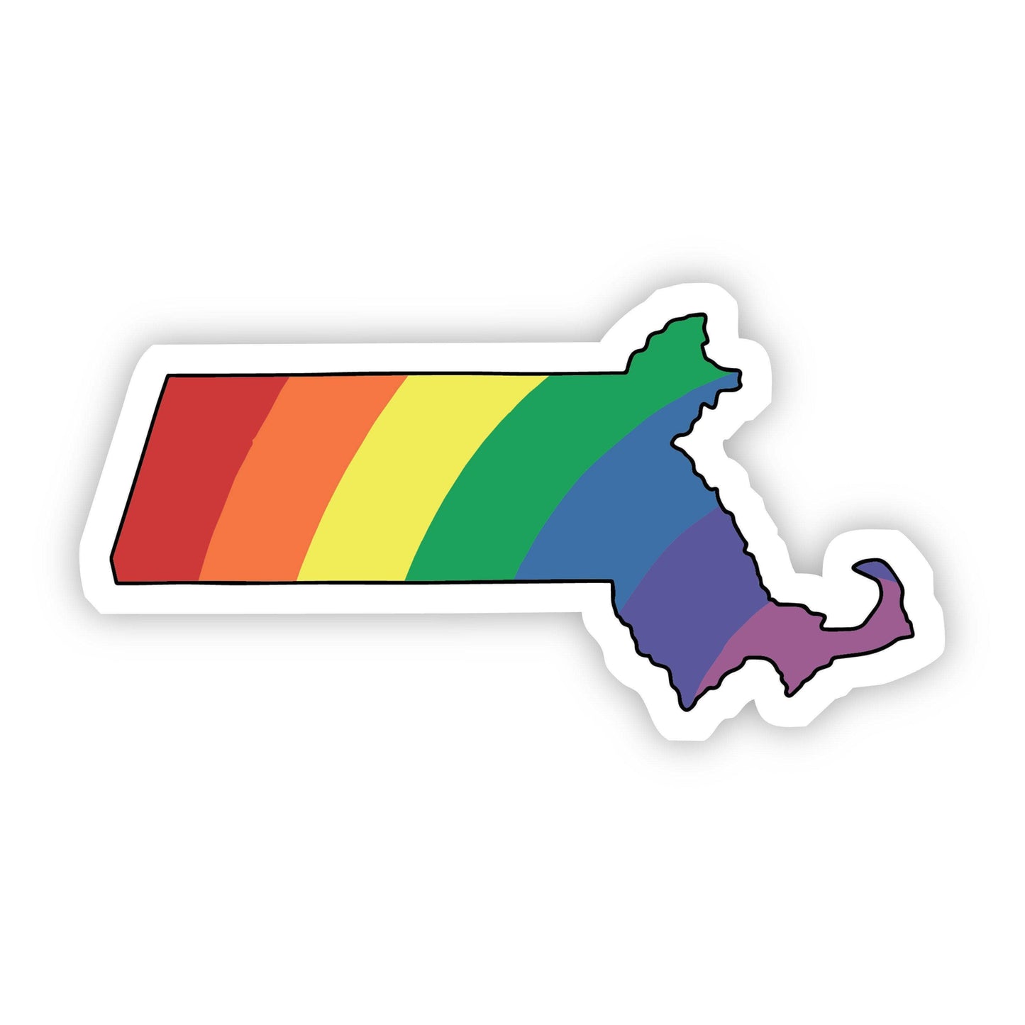 Rainbow Pride State Stickers (other states offered)