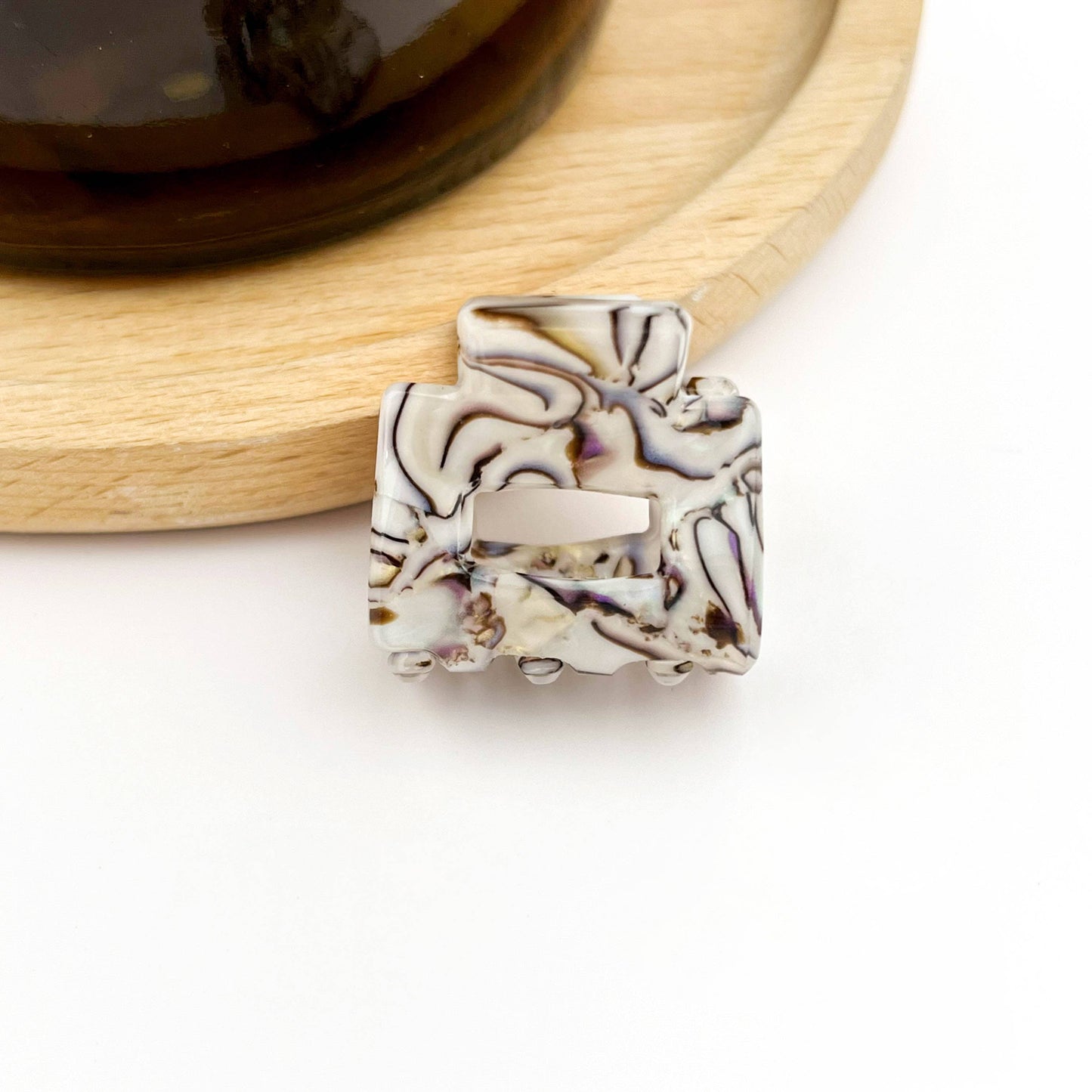 Mini Square Hair Claw Clip