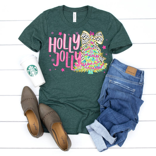 Holly Jolly Christmas Graphic Tee