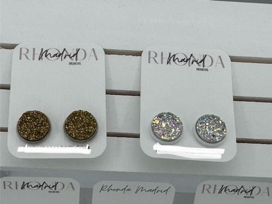 Golden Aura and Moonlight Studs