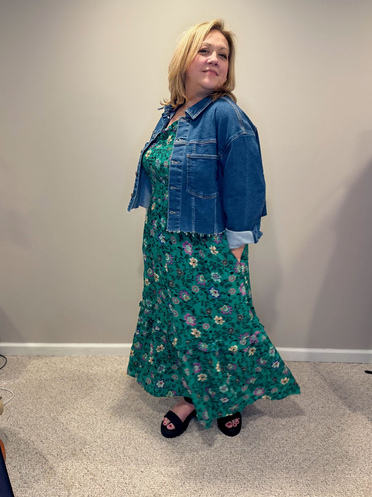 RESTYLED - Spring Casual dress & jacket
