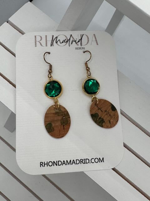Rhonda Madrid Designs - Lucky girl earrings