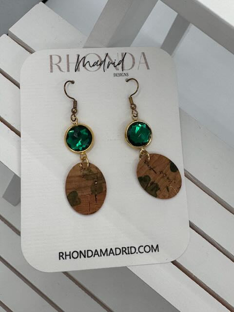 Rhonda Madrid Designs - Lucky girl earrings