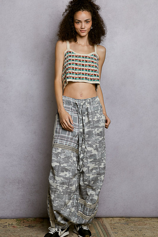 The Free Spirit Crochet Set – Multicolor Crochet Cardigan & Cami Set | 2-Piece Set