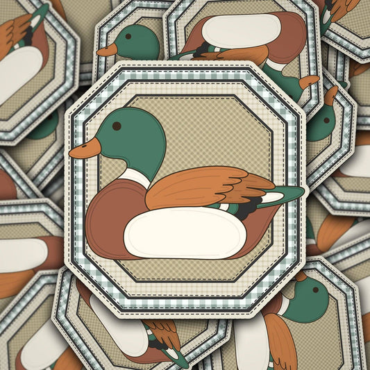 Mallard Duck Cottagecore Sticker