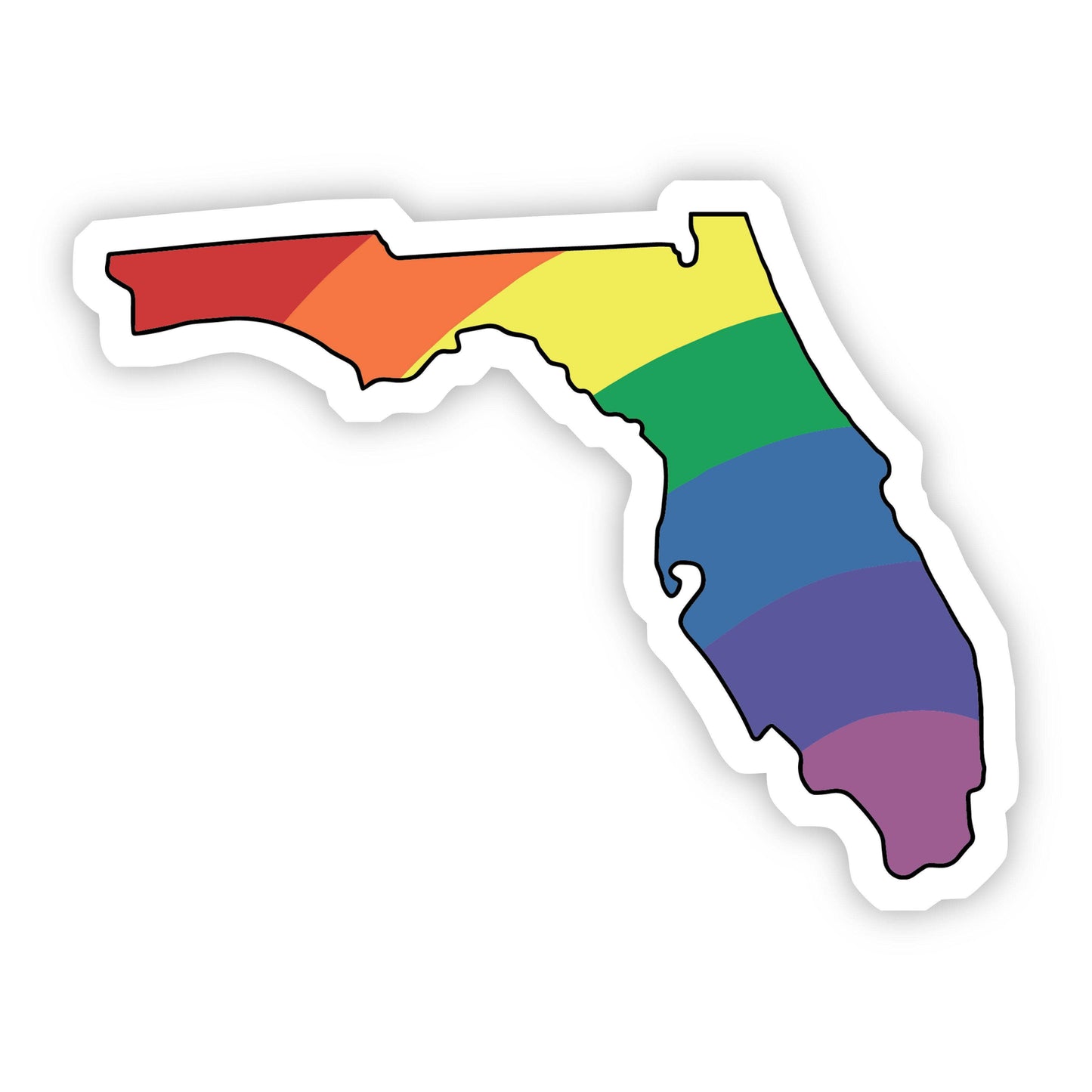 Rainbow Pride State Stickers (other states offered)