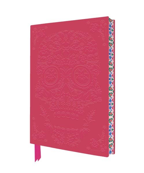 Artisan Art: Flower Sugar Skull  6 x 8 1/4" Journal