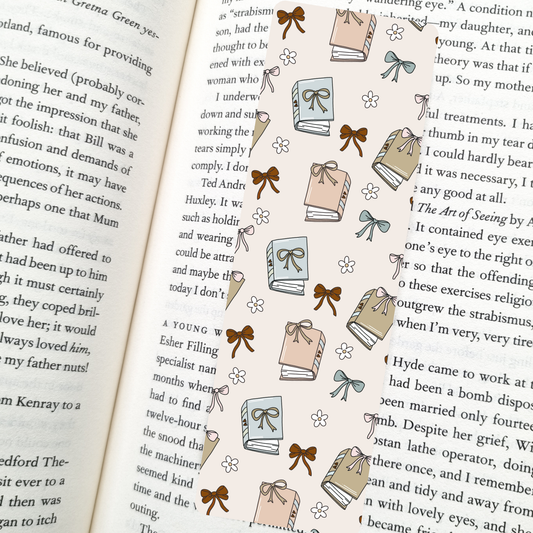 Monochrome Coquette Bookmark