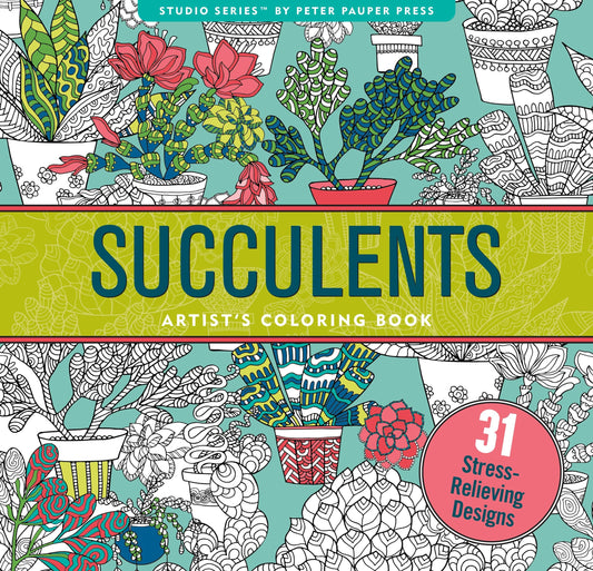 Peter Pauper Press - Succulents Artist's Coloring Book