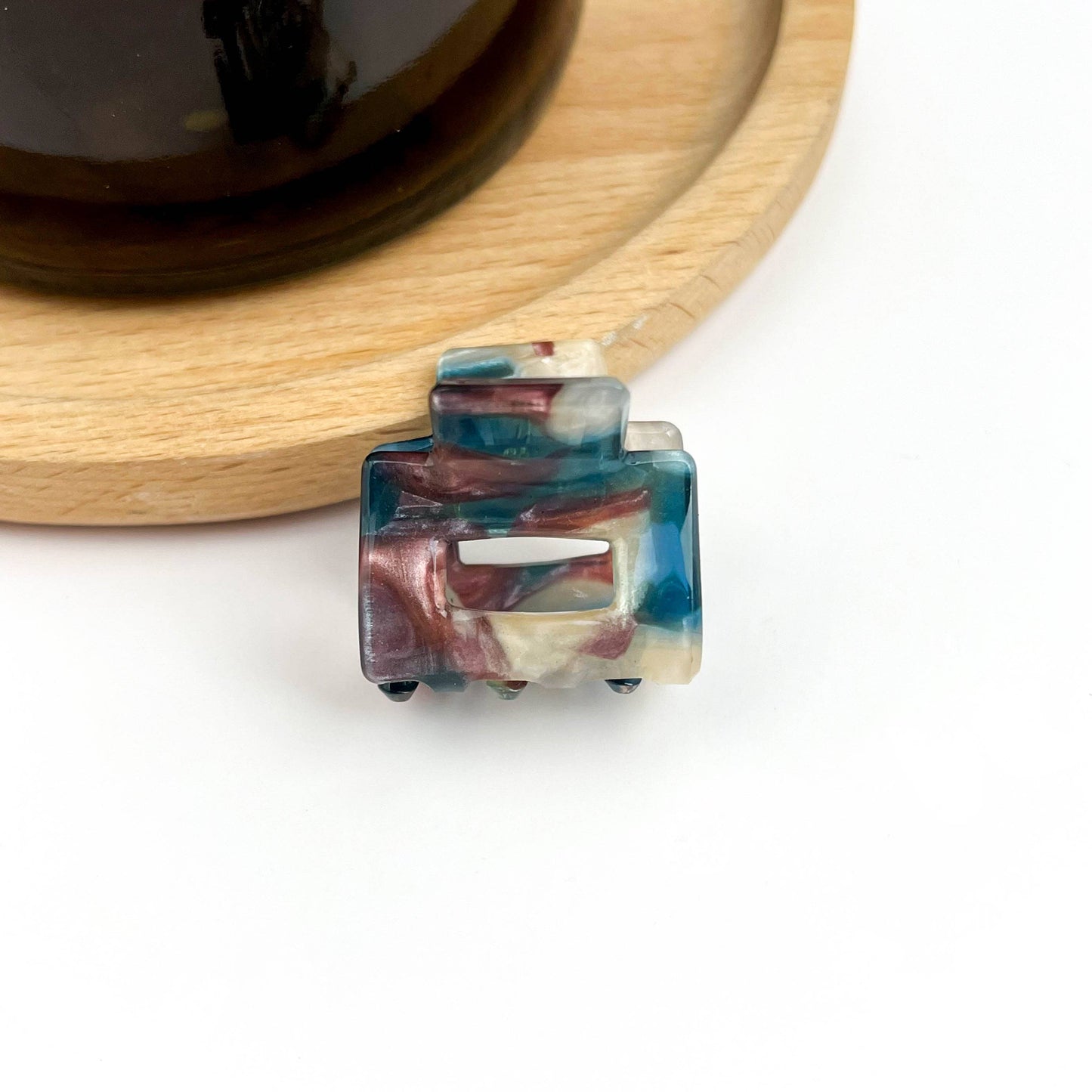 Mini Square Hair Claw Clip