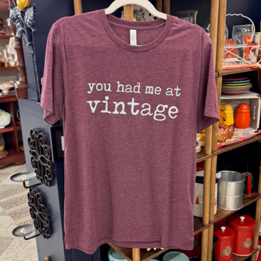 you had me at vintage tee
